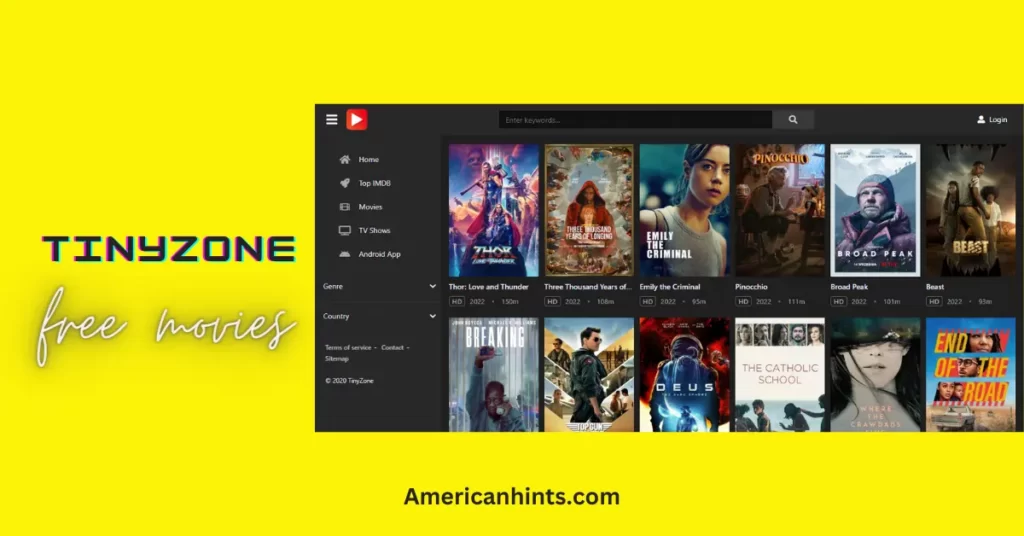 TinyZone Free Movies Platform Review