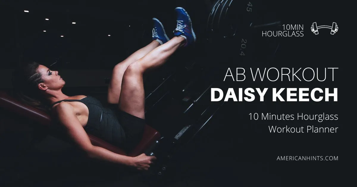 Daisy Keech Ab Workout Minutes Hourglass Planner